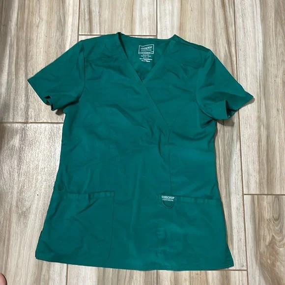 Cherokee workwear green scrub set - Picture 3 of 4